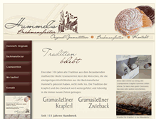 Tablet Screenshot of hummels-krapferl.at